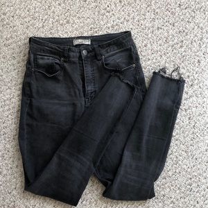 Black High Rise Skinny Jeans
